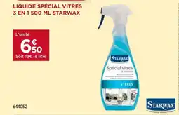 Gedimat STARWAX Liquide spécial vitres 3 en offre