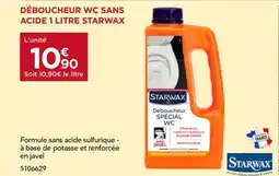 Gedimat STARWAX Déboucheur wc sans acide offre