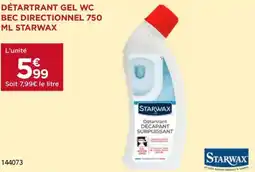 Gedimat STARWAX Détartrant gel wc bec directionne offre