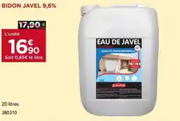 Gedimat BIDON JAVEL 9,6% offre
