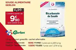 Gedimat GERLON Soude alimentaire offre