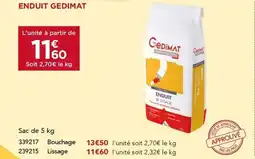 Gedimat GEDIMAT Enduit offre