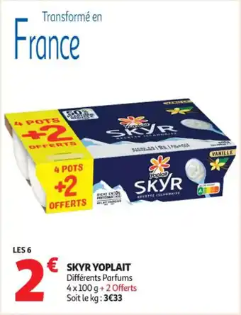 Auchan Supermarché Skyr yoplait offre