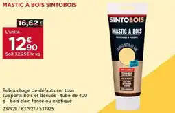 Gedimat SINTOBOIS Mastic à bois offre