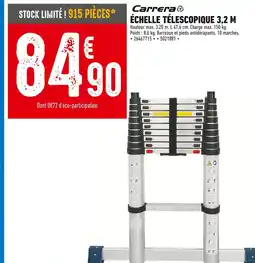 Brico Cash Carrera Échelle télescopique 3,2 m offre