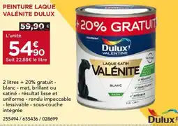 Gedimat DULUX Peinture laque valénite offre