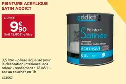 Gedimat ADDICT Peinture acrylique satin offre