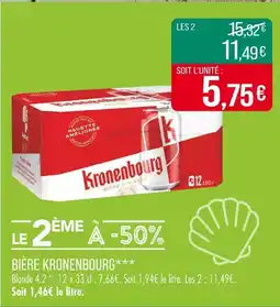 Match KRONENBOURG Bière offre