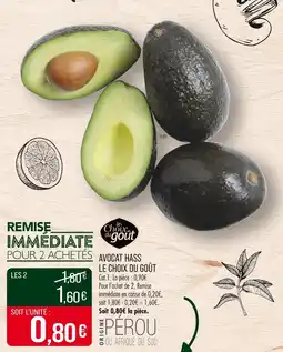 Match Le Choix du Goût Avocat Hass offre