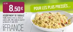 Match Assortiment de Taboulé offre