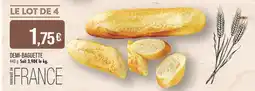 Match Le lot de 4 demi-baguette offre