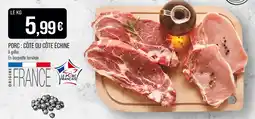 Match Porc : côte ou côte échine offre