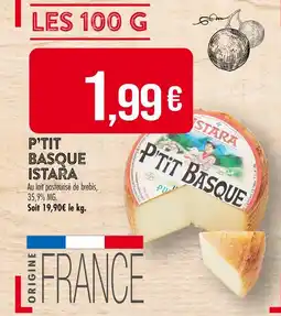 Match ISTARA P'tit basque offre