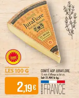 Match JURAFLORE Comté AOP offre