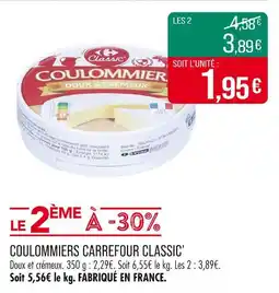 Match Carrefour Classic' Coulommiers offre