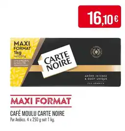 Match CARTE NOIRE Café moulu offre