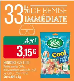 Match FIZZ LUTTI Bonbons offre