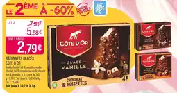 Match Côte COTE D’OR Bâtonnets glacés offre