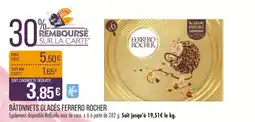 Match Ferrero Rocher Bâtonnets glacés offre