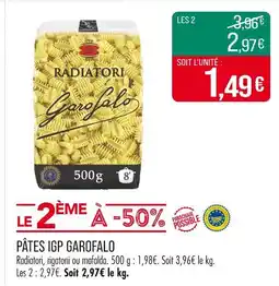 Match Garofalo PÂTES IGP offre
