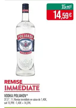 Match POLIAKOV Vodka offre