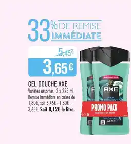 Match AXE Gel douche offre