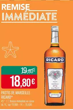 Match RICARD Pastis de Marseille offre