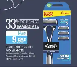 Match WILKINSON Rasoir hydro 5 starter pack offre