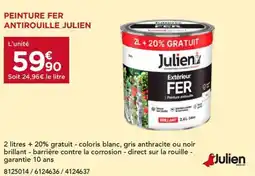Gedimat JULIEN Peinture fer antirouille offre