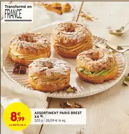 Intermarché Assortiment Paris Brest X4 offre