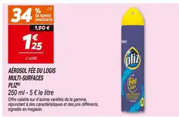 Netto Pliz Aérosol fée du logis multi-surfaces(b) offre