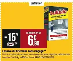 Tridôme Facile - lessive du bricoleur sans rincage offre