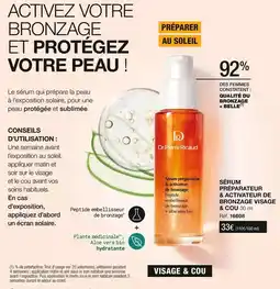 Stanhome Dr.pierre ricaud - sérum préparateur & activateur de bronzage visage & cou offre