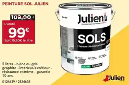 Gedimat JULIEN Peinture sol offre