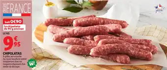 Auchan Supermarché Chipolatas offre