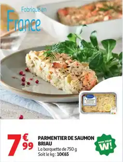 Auchan Supermarché Parmentier de saumon briau offre
