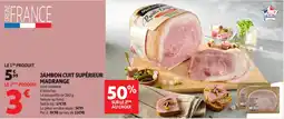 Auchan Supermarché Jambon cuit supérieur madrange offre