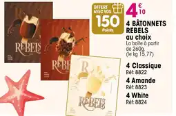 Croque Gel REBEIS 4 batonnets offre