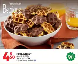 Auchan Supermarché Mini gaufres offre