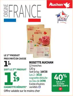 Auchan Supermarché Rosette auchan offre