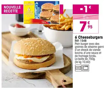 Croque Gel 6 Cheeseburgers offre