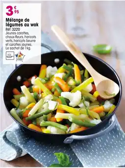 Croque Gel Mélange de légumes au wok offre