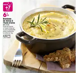 Croque Gel Brandade de morue l'huile d'olive offre