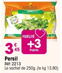 Croque Gel Persil offre