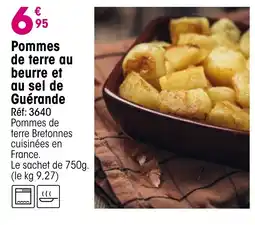 Croque Gel Pommes de terre au beurre et au sel de Guérande offre