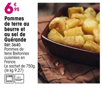 Croque Gel Pommes de terre au beurre et au sel de Guérande offre