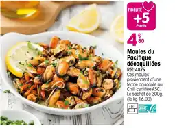 Croque Gel Moules du Pacifique décoquillées offre