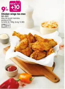Croque Gel Chicken wings tex-mex offre