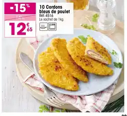 Croque Gel 10 Cordons bleus de poulet offre