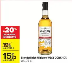 Carrefour Drive Blended irish whiskey offre